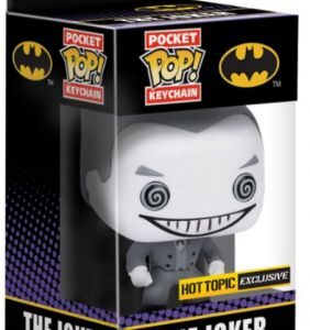 Le Joker en noir et blanc – Pocket Keychain