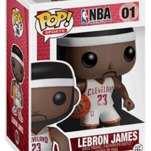 LeBron James en maillot blanc des Cavaliers