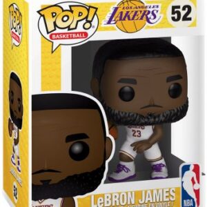 LeBron James en blanc avec les Lakers