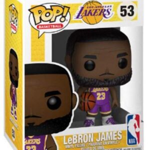 LeBron James des Lakers en maillot violet