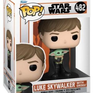 Luke Skywalker et Grogu dans leur déclinaison Le Mandalorien