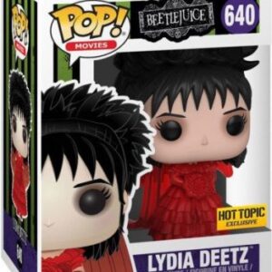 Lydia Deetz : la version en robe rouge