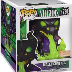 Maléfique en dragon : version métallique, 15 cm et lumineuse dans le noir