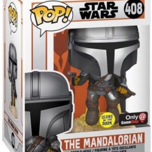 Le Mandalorien en vol avec blaster – Glow in the Dark