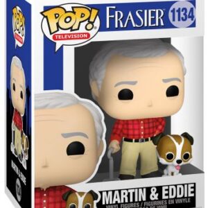 Martin Crane avec Eddie — figurine POP Frasier