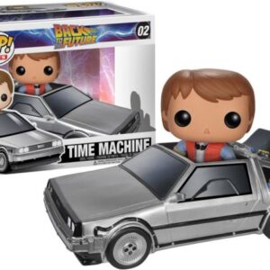 Marty McFly à bord de la DeLorean