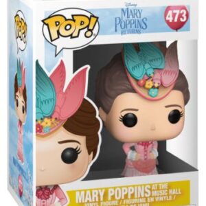 Mary Poppins au Music Hall, en costume rose