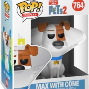 Max avec sa collerette – POP Comme des bêtes