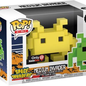 Medium Invader Jaune en version 8-Bit