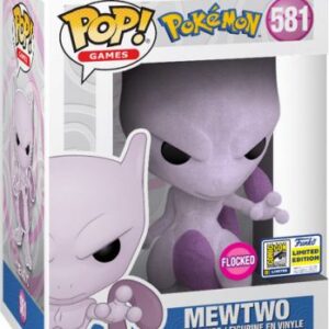Mewtwo floqué : la POP Games en finition Flocked