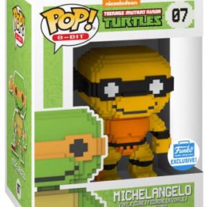 Michelangelo orange, version 8-Bit