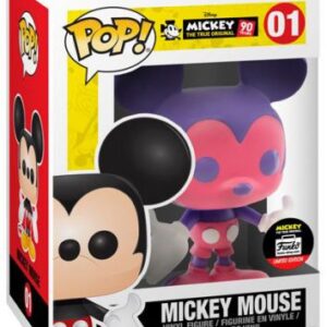Mickey Mouse en rose et violet