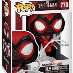 Miles Morales dans son costume à capuche écarlate