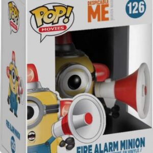 Minion avec son alarme à incendie