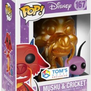 Mushu avec Cri-Kee : déclinaison Métallique Or