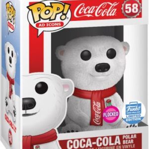 Ours polaire Coca-Cola floqué – déclinaison Ad Icons