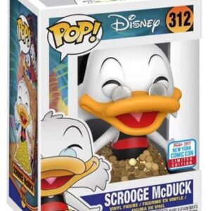 Picsou installé dans son tas de pièces d’or