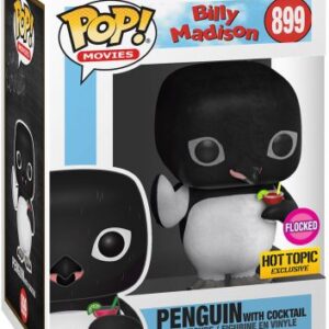 Pingouin avec cocktail floqué – figurine POP