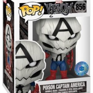 Poison Captain America face au symbiote Venom