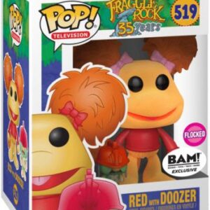 Red avec Doozer : version floquée de Fraggle Rock