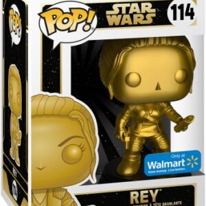 Rey en finition métallique dorée