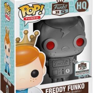 Robot Freddy Funko dans sa version argentée