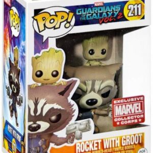 Rocket et bébé Groot — duo des Gardiens de la Galaxie