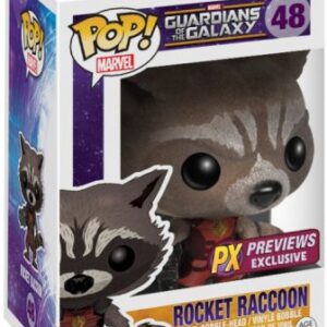 Rocket le Raton Laveur en tenue de Ravager – version floquée