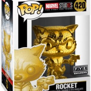 Rocket Raccoon : version chromée or