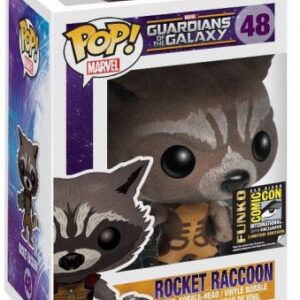 Rocket Raccoon dans sa version floquée