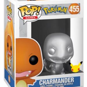 Salamèche en finition Argent – Funko POP