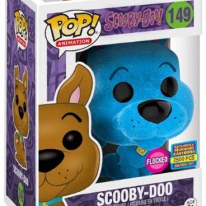 Scooby-Doo en version floquée bleue