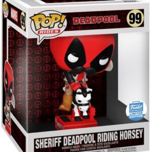 Sheriff Deadpool Riding Horsey : le shérif à cheval