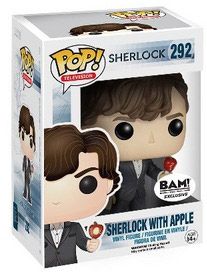 Sherlock Holmes et sa pomme — figurine POP