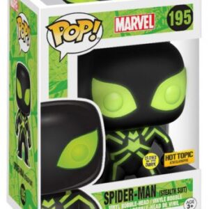 Spider-Man en tenue d'infiltration, brillant dans le noir