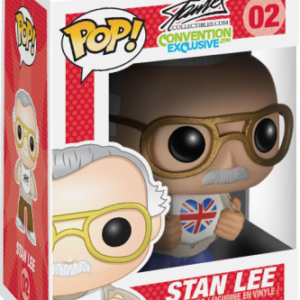 Stan Lee avec le drapeau britannique – POP classique