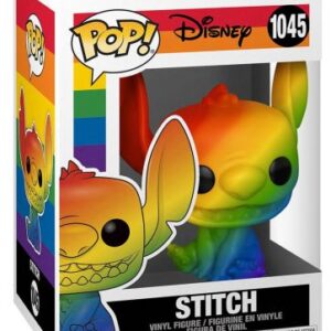 Stitch en version arc-en-ciel