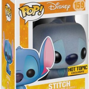 Stitch assis floqué : la figurine POP Disney