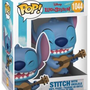 Stitch au ukulélé — figurine POP Disney