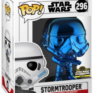 Stormtrooper chromé bleu – édition Star Wars Celebration