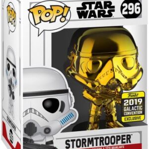 Stormtrooper POP! en finition chromée dorée