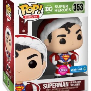 Superman en chandail de Noël – édition flockée