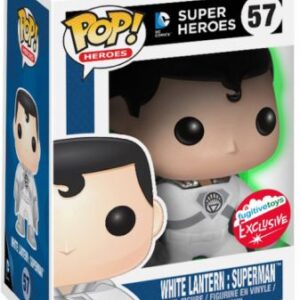 Superman en Lanterne Blanche — version brillante dans le noir