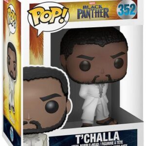 T'Challa en tenue blanche – figurine POP Black Panther