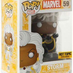 Tornade en costume noir – figurine POP Marvel