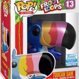Toucan Sam dans sa déclinaison métallique