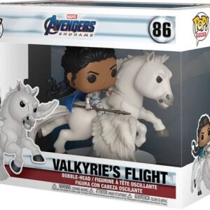 Valkyrie montée sur son cheval