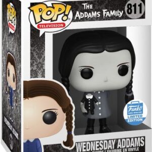 Wednesday Addams en version Noir & Blanc