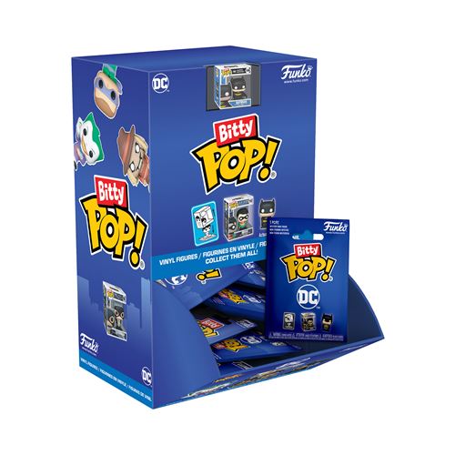 Figurine Funko Bitty Pop! Singles DC Comics in PDQ Modèle aléatoire