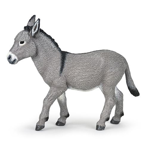 Figurine Papo Ane de Provence Gris et Noir
